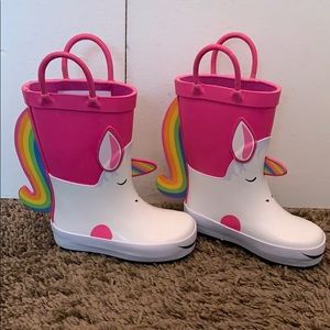 Toddler Unicorn Rain boots